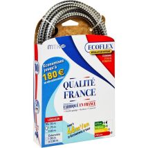Flessibile doccia 150 cm in acciaio inox – Colore cromo – Garanzia 10 anni
