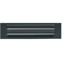 Goettgens - Carta Aislada De Entrada 236x30 Mm - Negro Ral 9005 - T602e0000