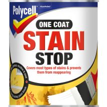 Polycell – One Coat Stain Stop Paint – 1 Litre – Moisture-resistant Paint