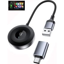 Adaptateur Carplay Sans Fil Pour Iphone 16e 16 15 Adaptateur Wireless Bluetooth Dongle Carplay Sans Fil Convertissez Carplay Filaire En Carplay Sans 