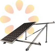 Sunfer - 09v2-30 Soporte Para Placa Solar Inclinado Abierto, Vertical