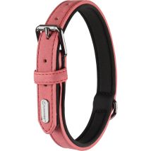 Flamingo Pet Products - Collier Taille Xl 47-57 Cm En Simili Cuir Et Néoprène Delu, Couleur Rouge Pour Chien. - Flamingo