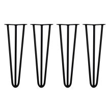 4 X 40.5cm 3 Streben Haarnadelbeine Haarnadel-beine Tischbeine Stuhlbeine Möbelbeine Haarnadel-tischbeine 12mm