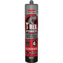 Soudal – Adhesivo T-Rex Gris 290 ml – 1 Unidad