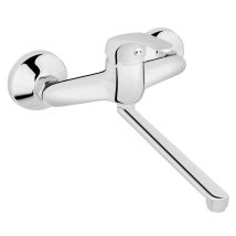 Rubinetto Da Lavabo A Parete Base, Cromato