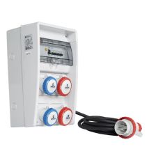 Fanton Quadro Elettrico Da Cantiere 9kw Ulisse Asc Ip65 2 Prese Cee 16a 2 Prese 380v Inclinate Con Pulsante Emergenza Cavo 4mt 74318