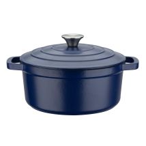 Gsw Blue Magic 20 Cm Marmite Blau 2,2 Liter Gusseisen