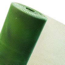Kunststoffzaun In 1,20m X 10m Masche 6mm Lärm Grün