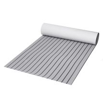 Maerex - 300x90x0.6cm Adhesivo Eva Yate Mat Suelo De Barco - Gris