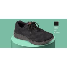 Dian - Zapatilla Sanitaria Tipo Blucher Con Corte De Rejilla Y Plantilla Acolchada Calpe 37 Negro