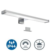 B.k.licht - Applique Led Miroir Salle De Bain Luminaire Pour Maquillage Ip44 Platine Led 7w