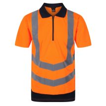Regatta - 5lv 60 Wicking Polo Shirt High Viz Hi Vis Orange Medium Trs189 5lv 60
