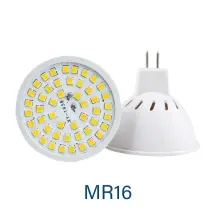 Lampes De Croissance Pour Plantes Ampoule Led Spot (mr16, Blanc Froid 220 V, 8 Unités, 48 ​​led) Pour Éclairage Intérieur