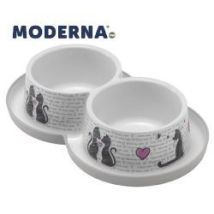 Chadog – Mod Trend Din Cat Bowl 700ml – Scratch and UV-proof – Non-slip Rubber Feet – Dishwasher Safe