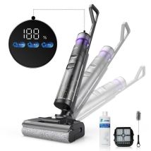 Jonr Ed12 Pro Max-aspirateur Balai Laveur Sans Fil 17000pa,nettoyage À 70°c,autonomie 40 Mins, Rappel Vocal Intelligent-pivot 180°