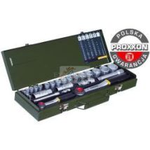 Proxxon - Serie Di Chiavi A Bussola Da 1/4' E 1/2' Con Cricchetto 27 Pezzi 23020