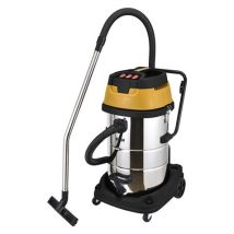 Aspirapolvere industriale 3000W 80L acciaio inox – aspirazione umida e secca – accessori inclusi – 23 Kpa – 600x505x910 mm – 26 kg