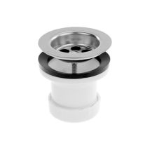 Válvula Alta Fregadero Inox. 1 1/2 70, Idrospania.