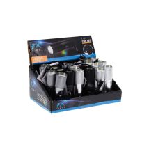 Mini Led Taschenlampe Aus Aluminium, 3 X Aaa (nicht Inklusive), Bunt Gemischt, Ø25 X 85 Mm