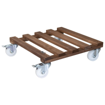 Wagner Carrello Portavasi In Legno Paletti Portata 250 Kg