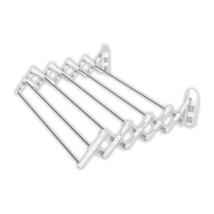 Gimi – Hängetrockner aus Resina mit Aluminiumstangen – 6 Meter – 104x50x16 cm