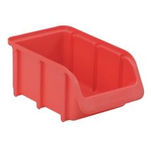 Bac à bec rouge – 0,73 l – Polypropylène – Hauteur 75 mm, Longueur 165 mm, Largeur 100 mm – Hünersdorff