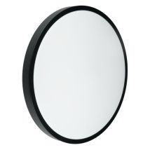 Plafonnier Sdb Rond Noir Led 18w Ip44 35cm 4000k Dpm