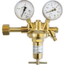 Druckminderer 60 bar für Stickstoff – Manometer – W 24,32 x 1/14" – 6,3 x G 1/4" – Air Liquide