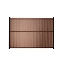 Gardenode - Kit De Ocultación Composite Premium V24 - Marrón 2,5m Largo X 1,5m De Altura