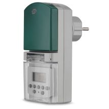 Timer Digitale Esterno REV – Verde – Potenza Max 1800W – Protezione IP44 – Programmazione Settimanale