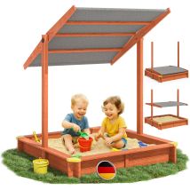 Spielwerk Sabbiera Con Tetto Veranda Protezione Uv 50 Legno Ecologico Sandbox Per Bambini Gioco Esterno Playhouse Sami (de)