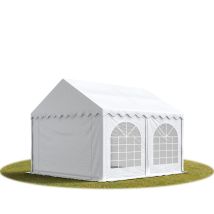 4x4 M Ignifugotendone Per Feste Premium Pvc Bianco 100% Impermeabile Gazebo Da Giardino Tendone Da Esterno Tenda Party