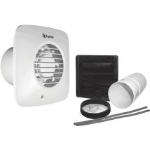 Xpelair – Simply Silent DX100S Extractor Fan – 54/76 m³/h – 22/34 dBA – IPX4/IP44 – Bathroom Ventilation