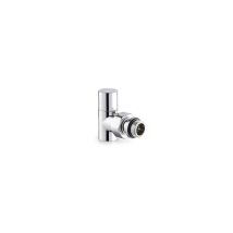 Grifo del radiador 15 x 21 mm – Soporte cromado – Válvula decorativa de alta calidad