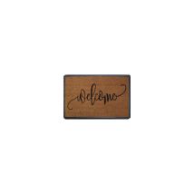 Tapis Coco Naturel Borde Saturne Welcome 40x60 Cm - Id Mat - Id Group