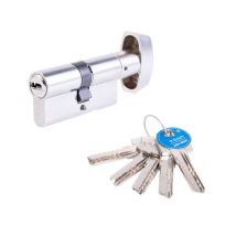 Tesa Sicherheitszylinder T60/30x40 Vernickelter Kurzer Schließbart
