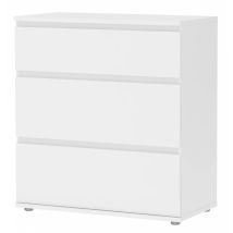 Cajonera blanca 3 cajones – Dimensiones 77x40x84 cm – Muebles en kit – Línea Nova