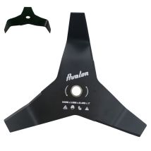 Avalon - Disco Universale A 3 Punte Per Decespugliatore, Lama In Acciaio Da 3 Mm (300 X 4 Mm) Per Tagliare Rovi E Sottobosco Denso