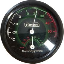 Aquariumthermometer Flamingo Analog Analog Kunststoff Abs 20x30 Cm