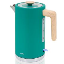 Kt1165gre Nordic Hervidor Agua Eléctrico 1,7l Inalámbrico Ebullición Rápida, Libre De Bpa, Base De 360° 2200w Verde - Briebe