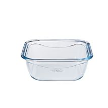Pyrex Vorratsbehälter 21 x 21 cm 1,7 l für Ofen und Mikrowelle 100% hermetisch verschlossen