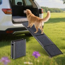 Pawhaven Foldable Dog Ramp Non-slip Pet Steps Ramp For Car Sofa Large Small Dogs 180x44cm