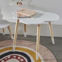 Table + Chaise Pour Enfant "la Tête Dans Les Nuages" Kid Story - -