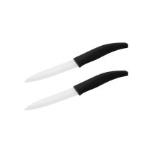 Lot De 2 Couteaux D'Office Avec Lame En Céramique De 12,5 Cm De Long Nirosta Céramique