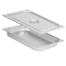 Mahlzeit Contenedor Gn 1/1 Con Tapa Altura 65 Mm, Diferentes Tamaños Disponibles, Acero Inoxidable
