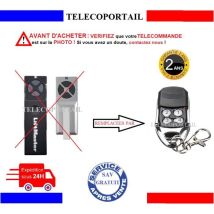 Télécommande 4 Canaux Compatible - Liftmaster - Tx2/tx4 (tx2v/tx4v) - 433.92 Mhz - Compatible Liftmaster - Noir