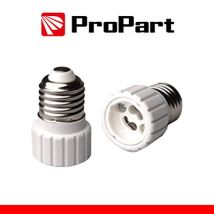 Propart - Adaptador Rosca Bombilla De E27 Macho A Gu10 Hembra Pel2710