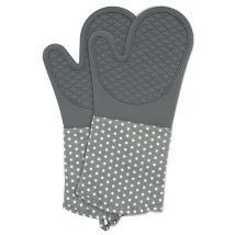 Wenko Guanti Da Cucina In Silicone, Grigi, Set Di 2