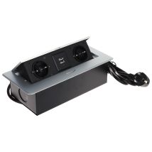 Multiprise ENERGENIE FPS-2S2U – 2 prises et 2 ports USB – 3680 W, 16 A, câble 1,8 m – Electricité et domotique