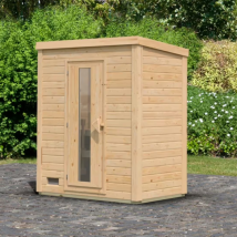 Sauna Exterieur Bois 2 Places 38mm Poêle 9kw Hytti Karibu